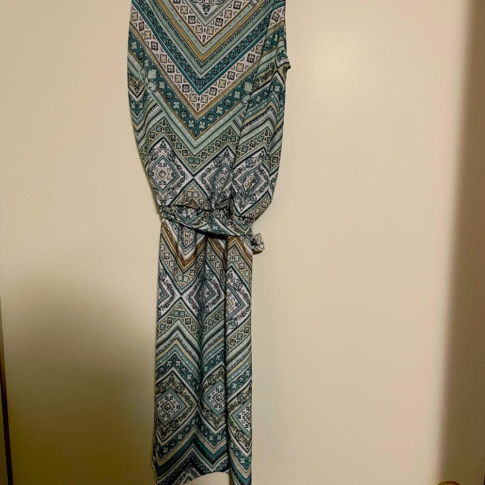 White House Block Market Blue Dress